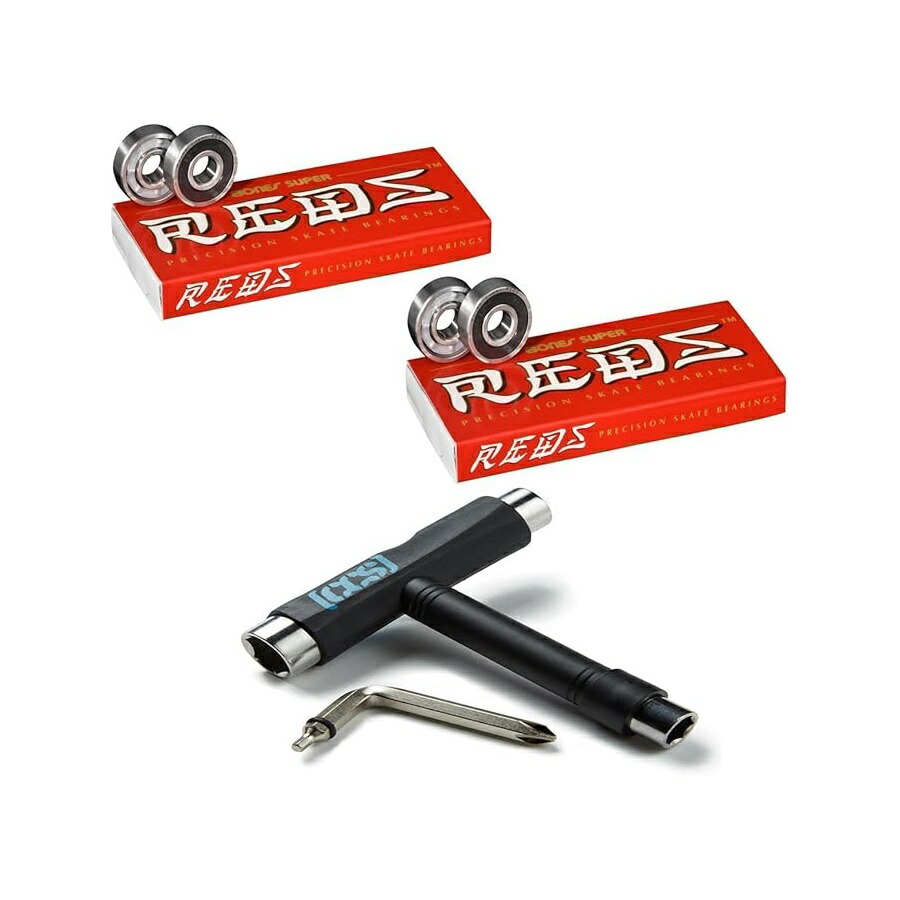 ボーンズ 百貨店 レッズ ベアリング CCS 滑るゲーム盤 物の具付き添い人 ボーンズ 百貨店 レッズ Bearings with CCS Skateboard Tool