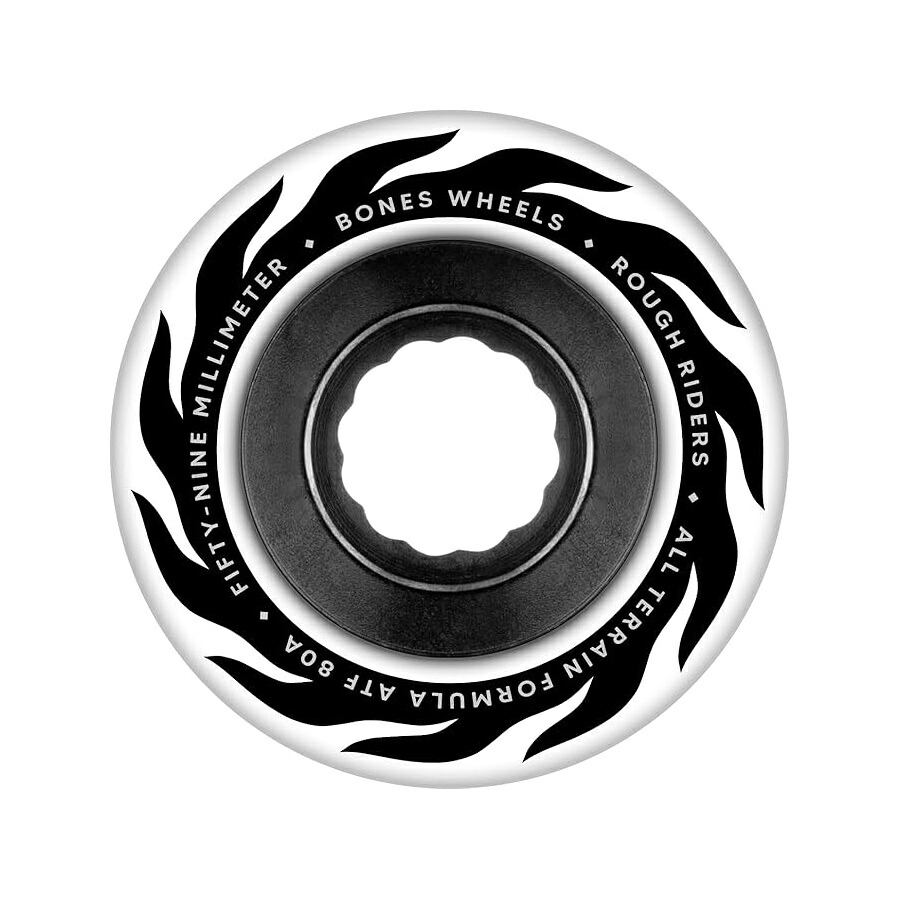 ボーンズ 車輪 ATF 気が大きい ライダーズ エターナル 一こま 80A 滑るゲーム盤 車輪 Bones Wheels ATF Rough Riders Eternal Flames 80A Skateboard Wheels