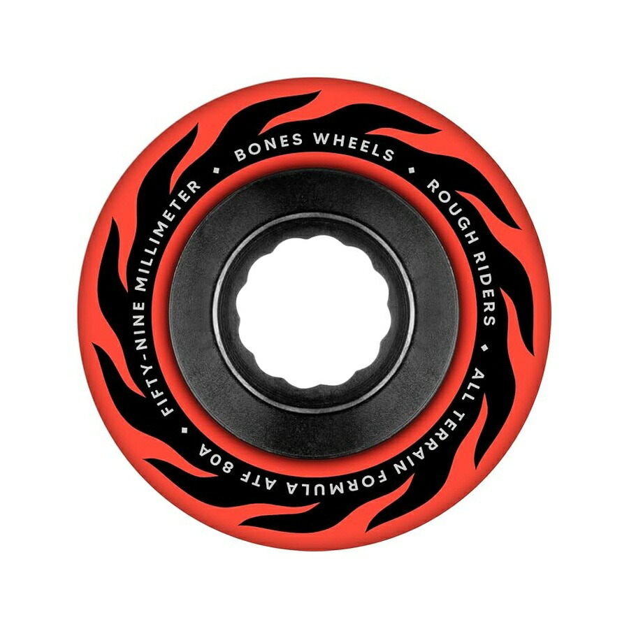 ボーンズ 車輪 ATF 気が大きい ライダーズ エターナル 一こま 80A 滑るゲーム盤 車輪 Bones Wheels ATF Rough Riders Eternal Flames 80A Skateboard Wheels
