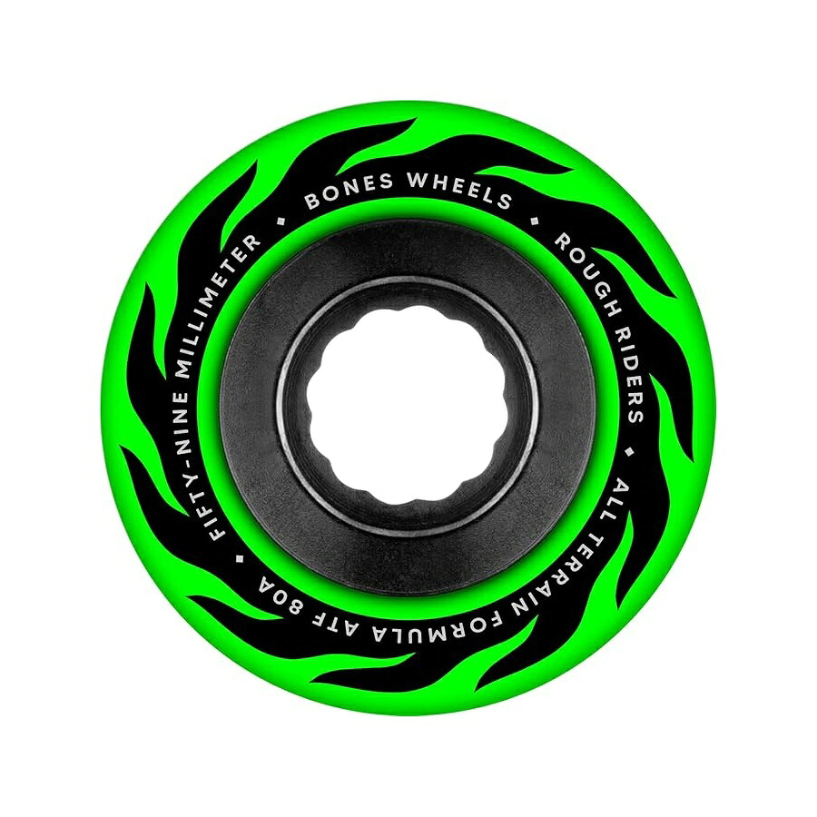 ボーンズ 車輪 ATF 気が大きい ライダーズ エターナル 一こま 80A 滑るゲーム盤 車輪 Bones Wheels ATF Rough Riders Eternal Flames 80A Skateboard Wheels