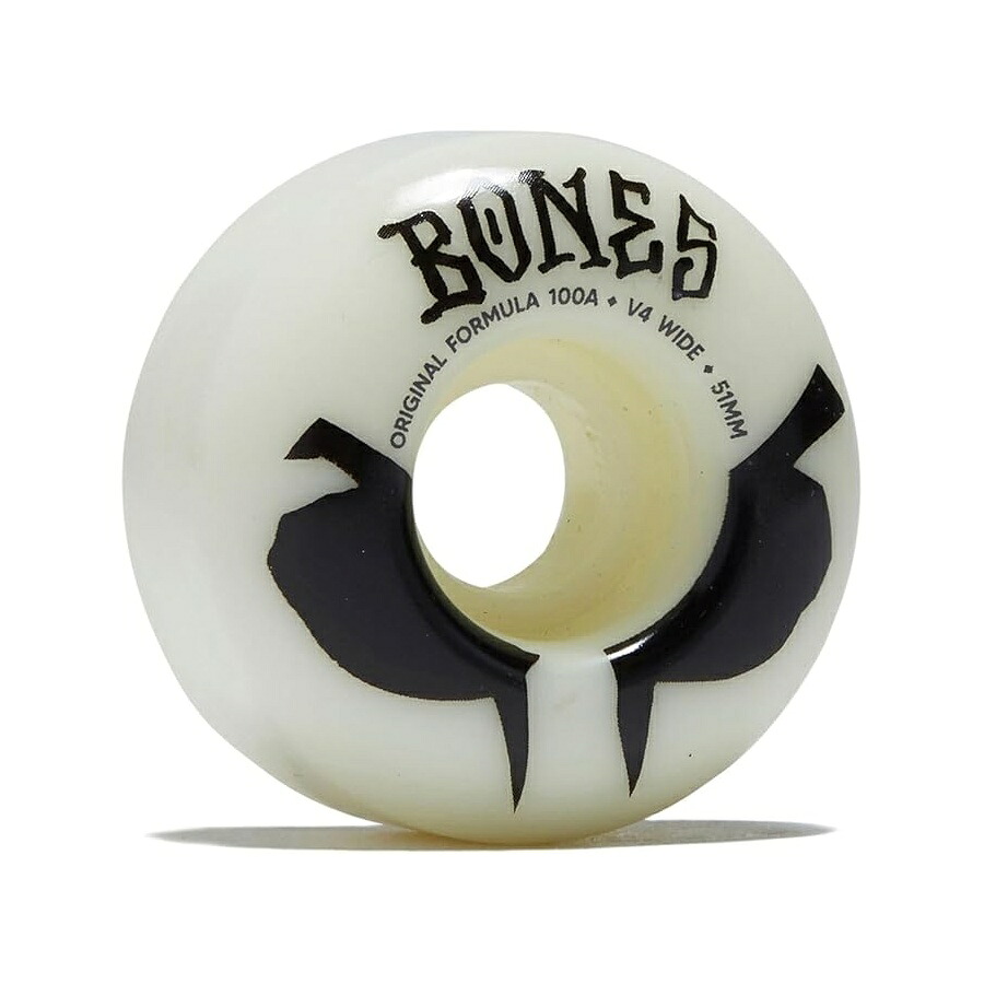 ボーンズ 広広とした 滑るゲーム盤 車輪 100a V4 100s Wides by Bones Wide Skateboard Wheels 100a V4 100s Wides by Bones