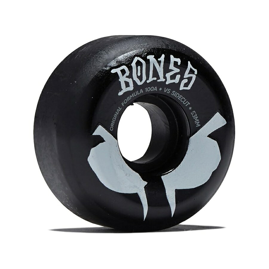 ボーンズ 側面撥ねのける 滑るゲーム盤 車輪: 100s 100a V5 Sidecut Skateboard Wheels by Bones: 100s, 100a, V5