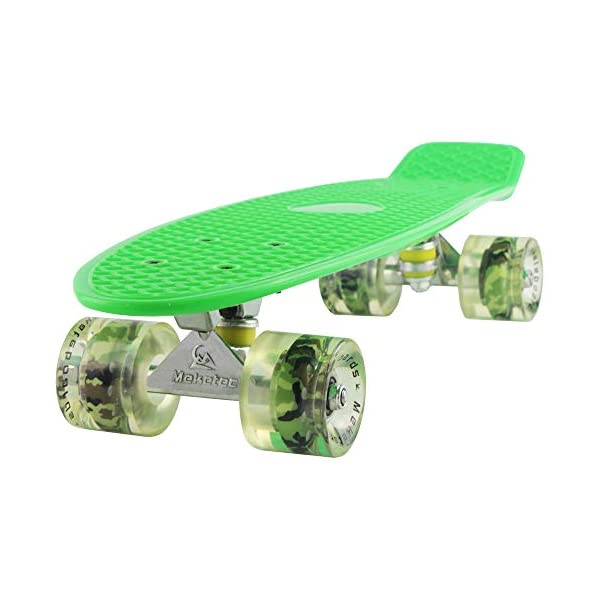 スケートボード スケボー クルーザー コンプリート キッズ ユース 子供 練習 直輸入 海外モデル Skateboards Complete 22 Inch Mini Cruiser Retro Skateboard for Kids Boys Youths Beginners