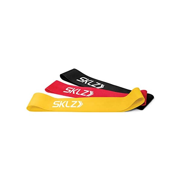 スキルズ SKLZ 運動競技 形づくる歯車 訓練を受ける 調教師 相応うネス 独立独行練 部活 住みか形づくる おうち第四次元 筋トレ SKLZ Mini Resistance Bands, Set of 3