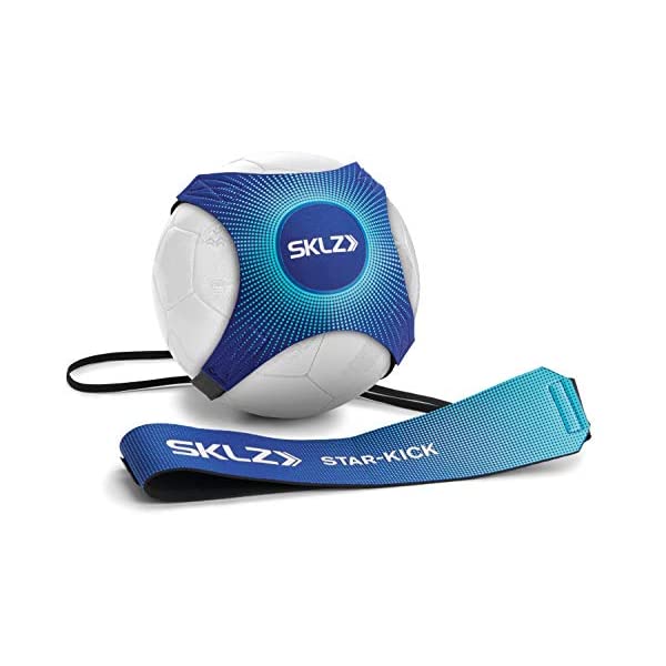 スキルズ SKLZ 蹴球 蹴球 落下傘 運動競技 形づくる歯車 訓練を受ける 調教師 相応うネス 独立独行練 部活 住みか形づくる おうち第四次元 筋トレ SKLZ Star-Kick Hands-Free Adjustable Solo Soccer Trainer - Fits Ball Sizes 3, 4, and 5