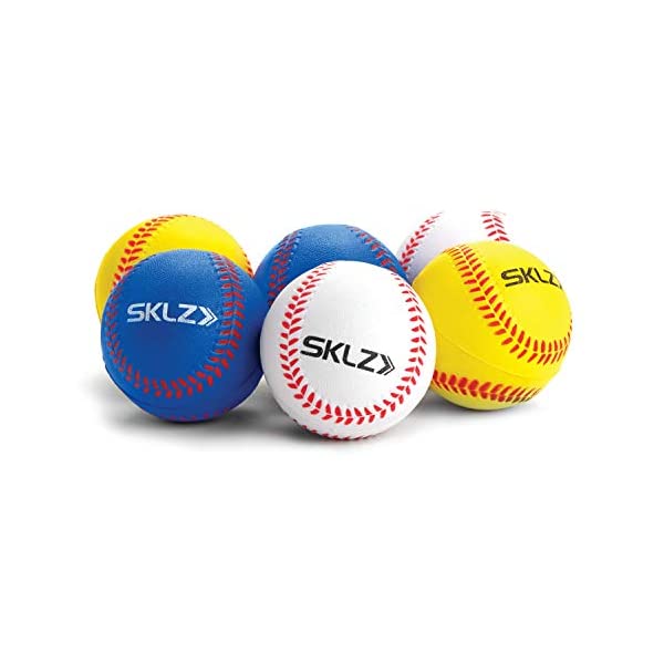 スキルズ SKLZ ベイスボール 野球 運動競技 形づくる歯車 訓練を受ける 調教師 相応うネス 独立独行練 部活 住みか形づくる おうち第四次元 筋トレ SKLZ Foam Training Baseballs, 6-Pack