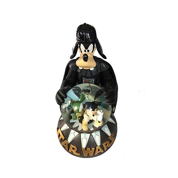 スノードーム ディズニー スターウォーズ ミッキー ダースベイダー クリスマス プレゼント サンタクロース ツリー Disney Parks Goofy as Darth Vader Light Up Snowglobe｜i-selection