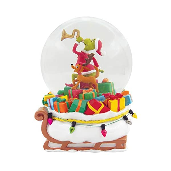 日本産 スノードーム グリンチ クリスマス プレゼント サンタクロース ツリー Department 56 Dr Seuss The Grinch Delivering Gifts Waterball 5 9 Inch Multicolor I Selection 安いそれに目立つ Manasvardhan Org