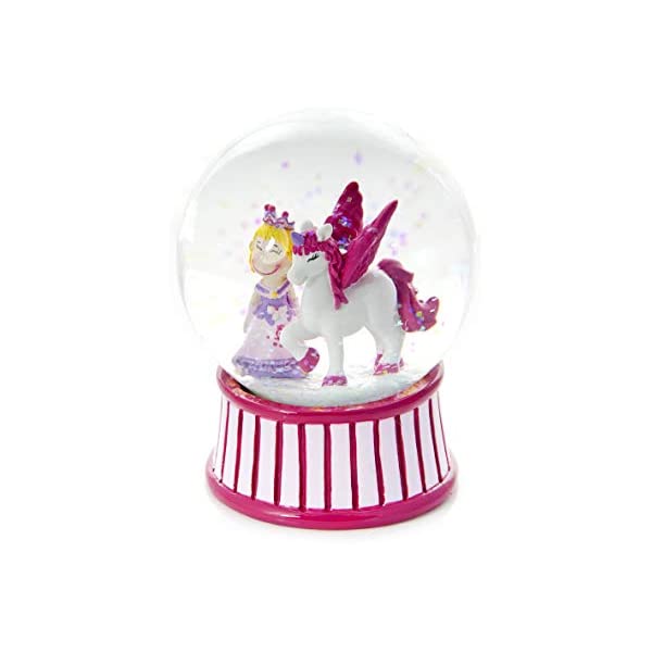 スノードーム ユニコーン クリスマス プレゼント サンタクロース ツリー Mousehouse Gifts Cute Girls Snow Globe with Princess and Unicorn｜i-selection