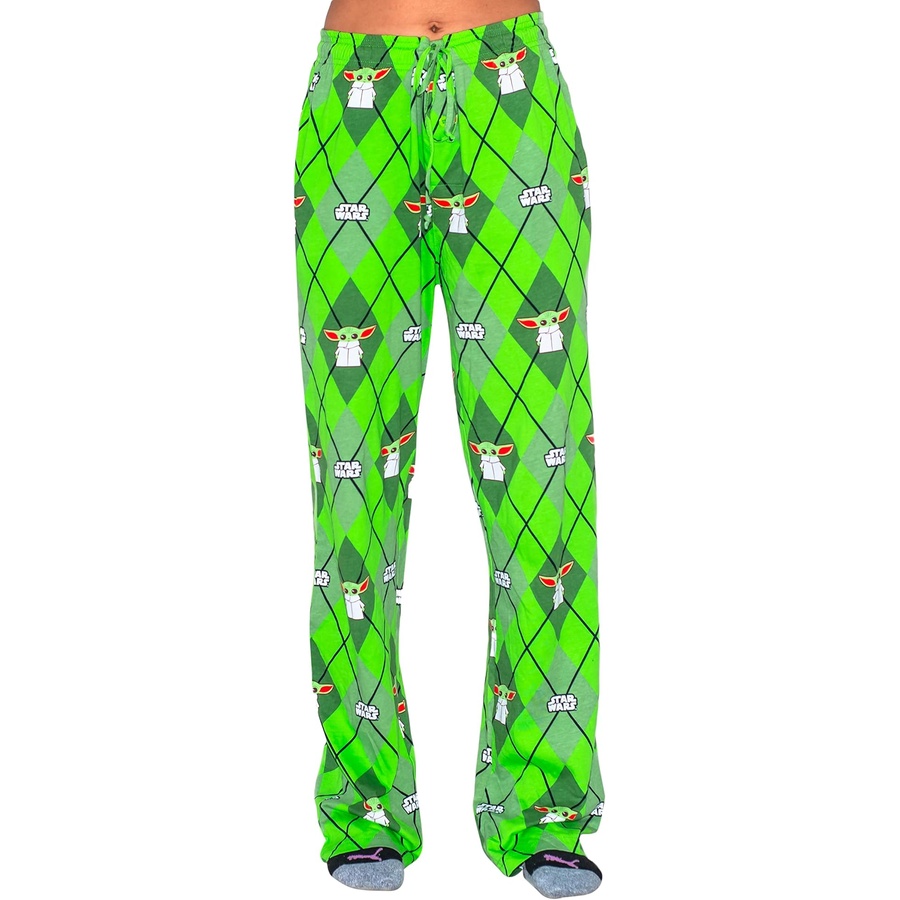 大人用ユニセックススターウォーズマンダロリアンベビーヨーダ グローグー クリスマスパジャマラウンジパンツ Adult Unisex Star Wars Mandalorian Baby Yoda Ugly Christmas Pajama Lounge Pants｜i-selection