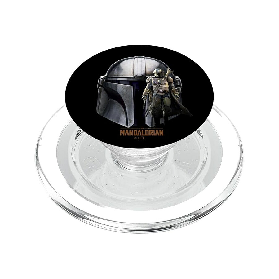 スター・ウォーズ マンダロリアン ヘルメット マッシュアップ PopSockets MagSafe PopGrip for iPhone Star Wars The Mandalorian Helmet Mashup PopSockets MagSafe PopGrip for iPhone｜i-selection