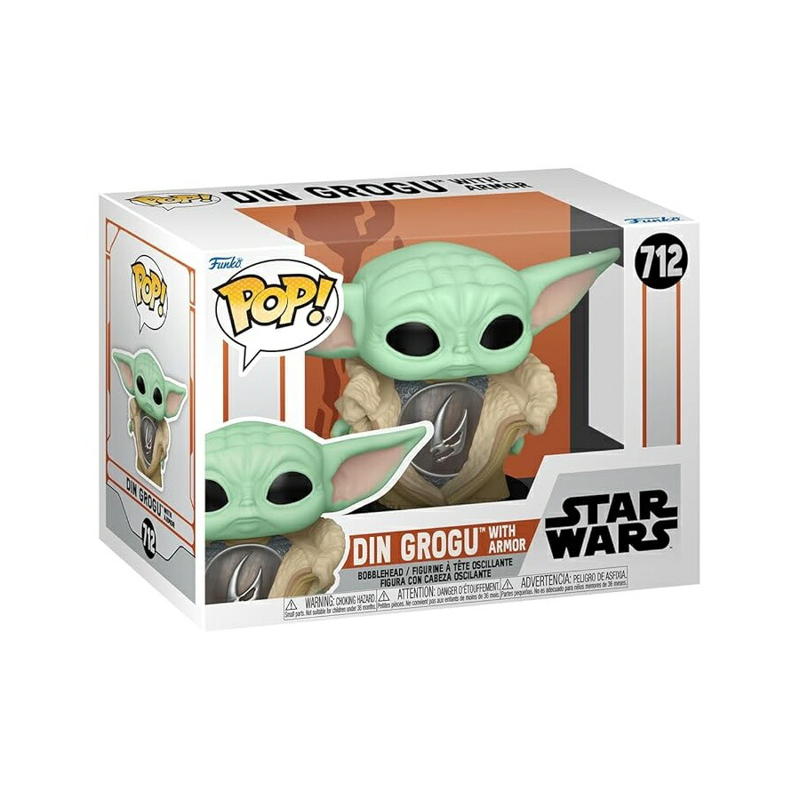 ファンコPOP! スター・ウォーズ: マンダロリアン アーマー付きディン・グローグー ザ・チャイルド ベビーヨーダ フィギュア ギフトアイデア 公式商品 TV ファン Funko POP! Star Wars: The Mandalorian Din Grogu with Armor The Child -|i-selection