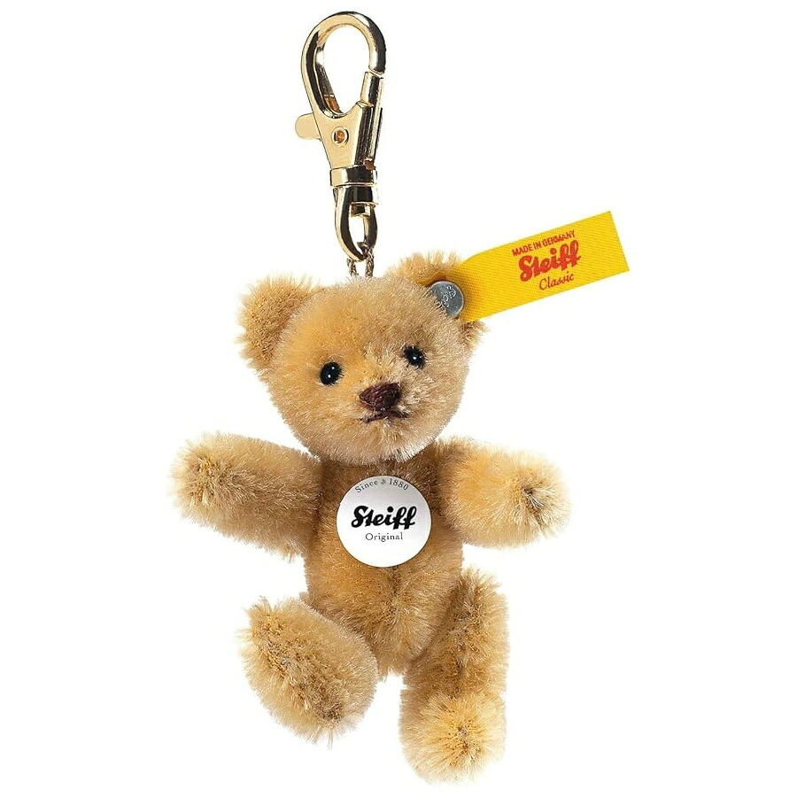 シュタイフ キーリング ミニ テディベア ウィート ブロンド Steiff Keyring Mini Teddy Bear Wheat Blond|i-selection