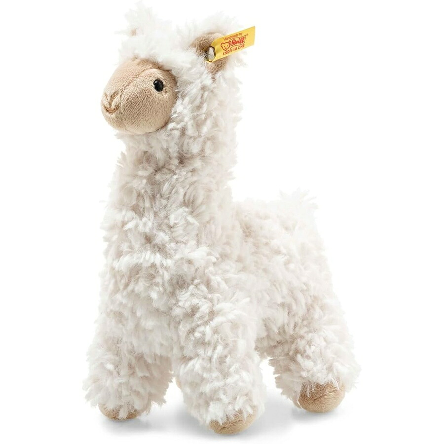 Steiff Leandro ラマ プレミアムラマぬいぐるみ ラマおもちゃ ラマぬいぐるみ ラマぬいぐるみ かわいいぬいぐるみ 女の子男の子と子供向けのぬいぐるみ 柔らかい抱きしめたお友達 (クリーム 7インチ) Steiff Leandro Llama, Premium Llama Stuffed Animal, Llama｜i-selection