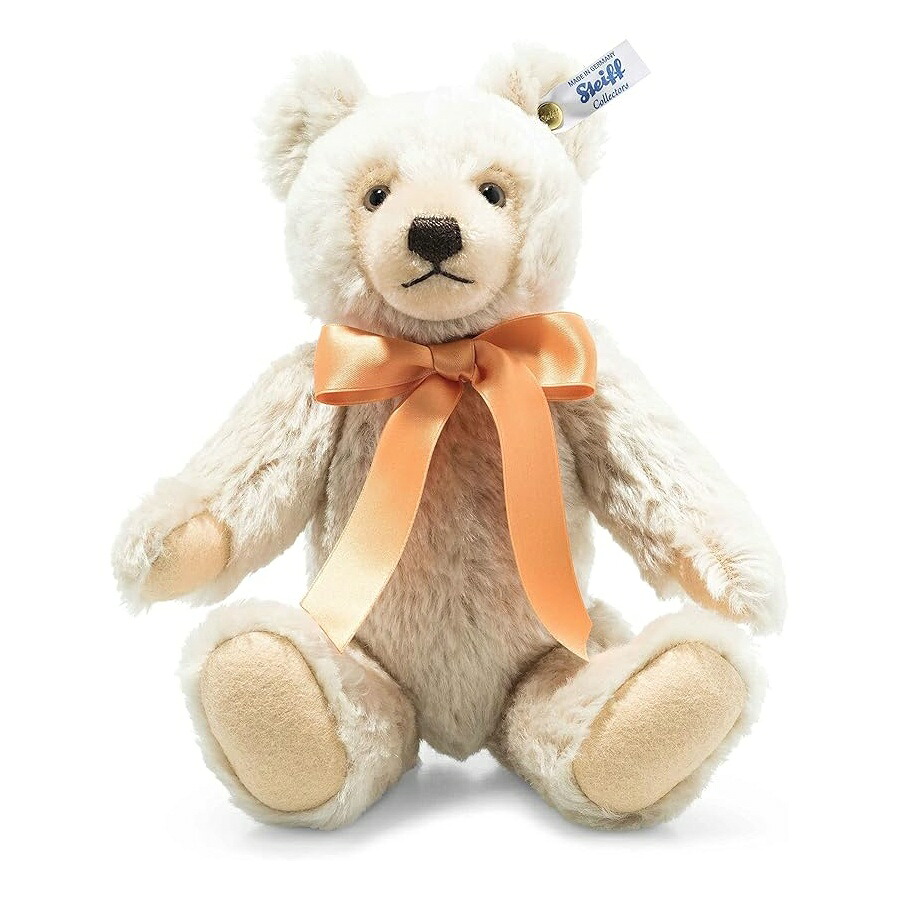 シュタイフ オリジナル 11 インチ テディベア モヘア プラッシュ プレミアムぬいぐるみ クリーム Steiff Original 11" Teddy Bear Mohair Plush, Premium Stuffed Animal, Cream｜i-selection