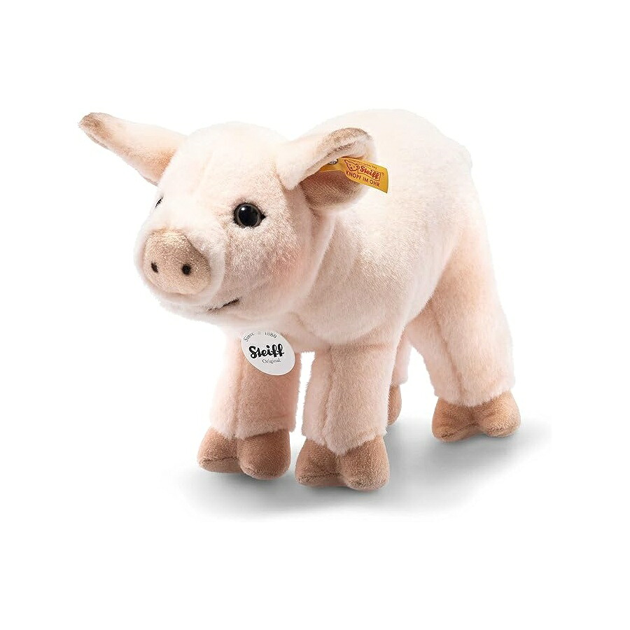 シュタイフ シシー ピグレット オーちびっ子 サクラ色 割り増し金ぬいぐるみ S大きさ Steiff Sissi Piglet, Orchid Pink, Premium Stuffed Animal Plush, Small