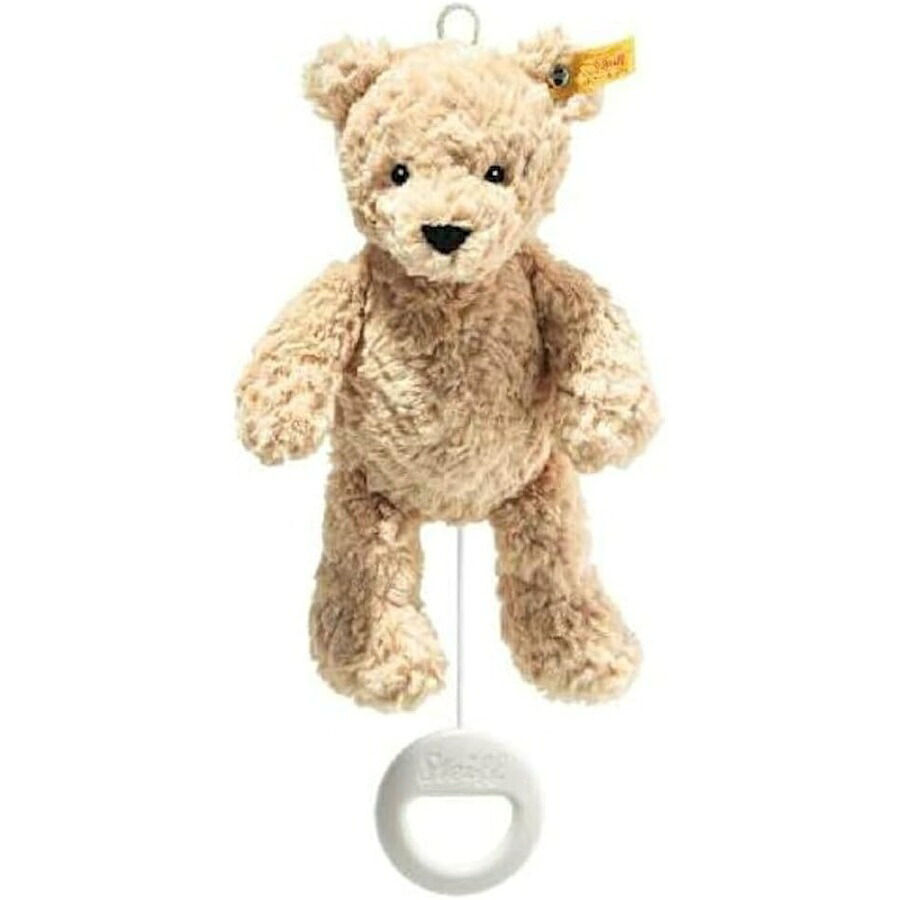 シュタイフ テディベア ジミー オルゴール 26 cm ライトブラウン Steiff Teddy Bear Jimmy Music Box, 26 cm, Light Brown｜i-selection