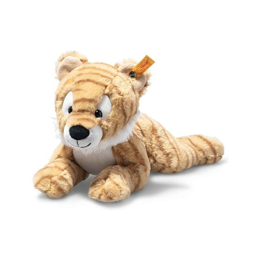 シュタイフ Steiff ホンブルグ帽 カドリー フレンズ トニ 虎 12in ぬいぐるみ Soft Cuddly Friends Toni Tiger, 12\" Plush Toy"