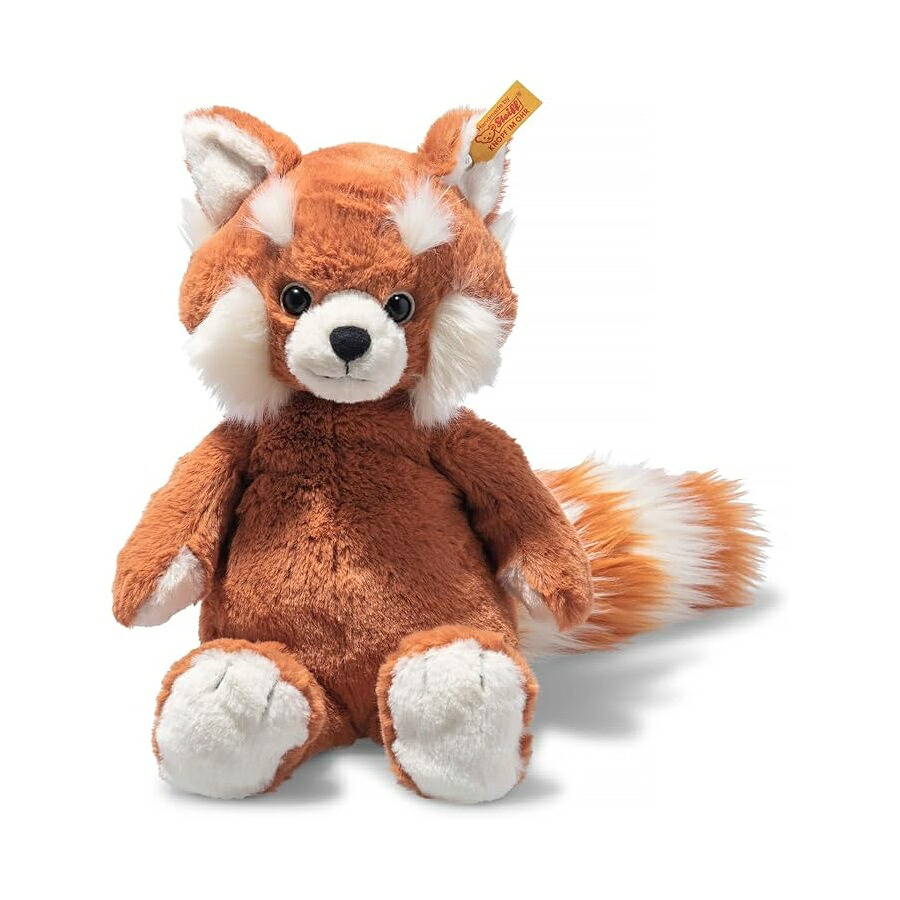 シュタイフ Steiff ホンブルグ帽 カドリー フレンズ ベンジー レッサーパンダ 11in ぬいぐるみ Soft Cuddly Friends Benji Red Panda, 11\" Plush Toy"