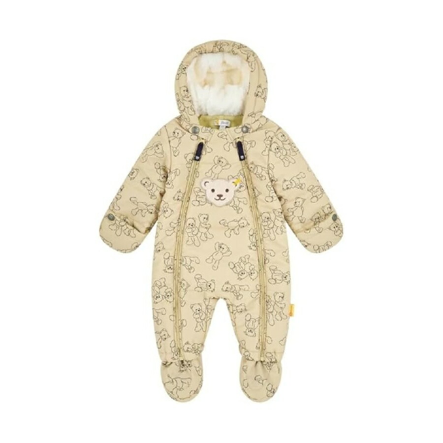 シュタイフ スノースーツ 足付き添い人スノースーツ もの言う花-キッズ (1 個風呂敷き包み) Steiff Snowsuit With Foot Snowsuit Baby-Kids (Pack of 1)