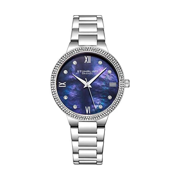 ストゥーリング オリジナル 腕時計 Stuhrling Original 3907.2 レディース 女性用 時計 ウォッチ Stuhrling Original Womens Watch - Pave Crystal Bezel - Mother of Pearl Dial with Crystal Accents, 3907 Watches for Women Collection