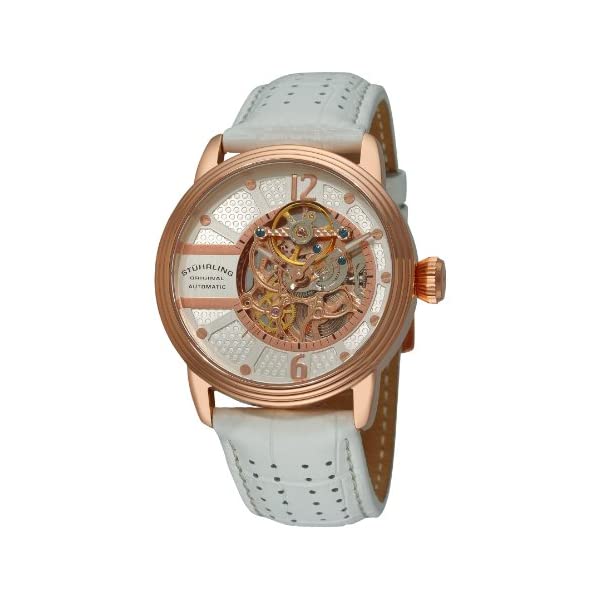 ストゥーリング オリジナル 腕時計 Stuhrling Original 308A.3345P34 オートマチック 自動巻き男性用 時計 ウォッチ Stuhrling Original Men's 308A.3345P34 Prospero Classic Automatic Skeleton White Watch｜i-selection