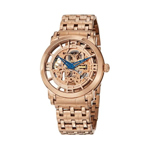 ストゥーリング 一風変わった ウオッチ Stuhrling Original 165A2.334414 自動小銃 自動小銃一巻き成人男性用 時辰儀 ご覧なさる Stuhrling Original Men\u0027s 165A2.334414 Winchester Reserve Automatic Rosetone Watch