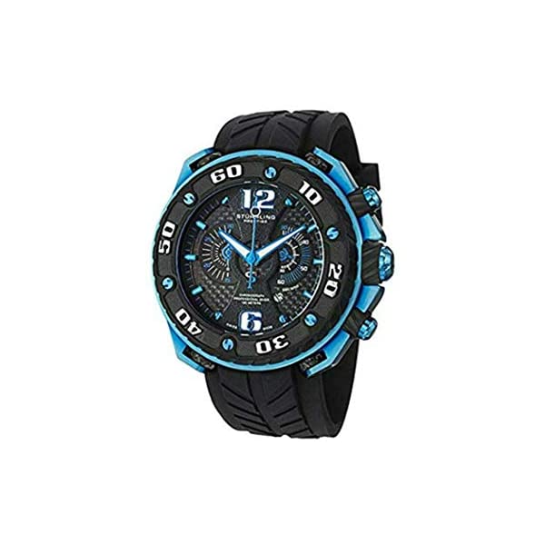 ストゥーリング 一風変わった ウオッチ Stuhrling Original メンズ 成人男性用 時辰儀 ご覧なさる Stuhrling Original Men\u0027s Black Dial Black Rubber