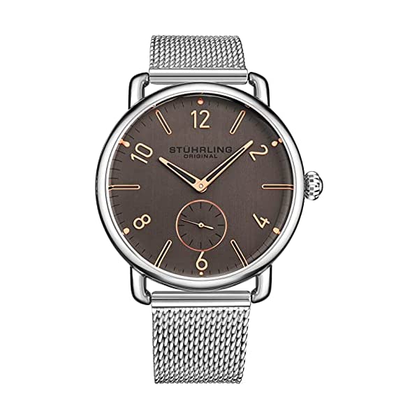ストゥーリング オリジナル 腕時計 Stuhrling Original 3939.3 クォーツ メンズ 男性用 時計 ウォッチ Stuhrling Original Mens Dress Watch with Stainless Steel Mesh Band - Quartz 42mm Classic Dress Watch