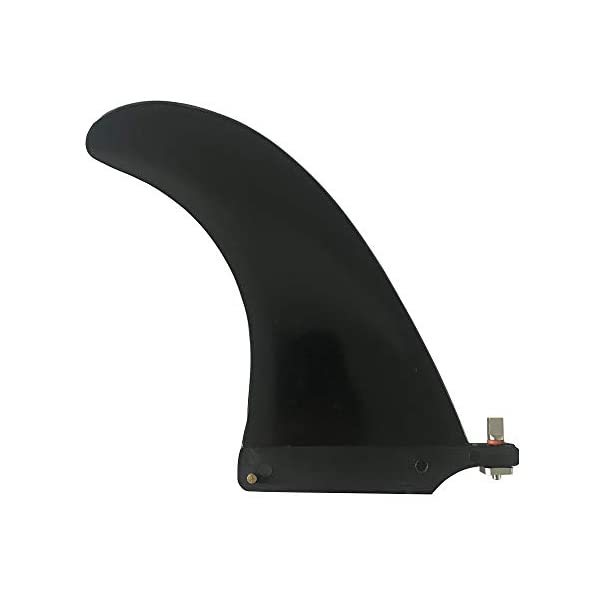 サーフィン フィン サーフグッズ マリンスポーツ サーフボード ロングボード UPSURF ブラック7.5インチ Longboard & SUP Single Fin Free No Tool Fin Screw Center Fin for Surfboards & Paddleboards｜i-selection