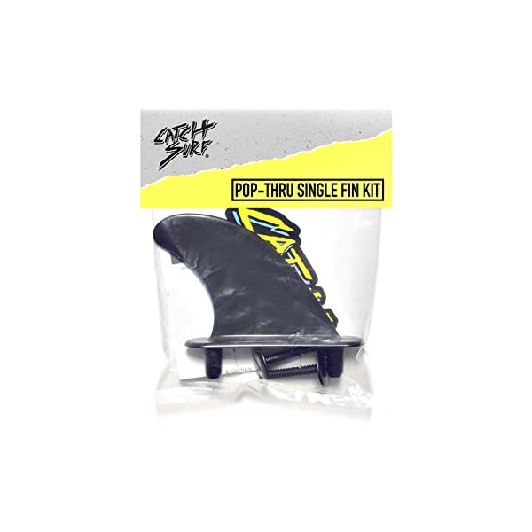 キャッチサーフ サーフィン フィン サーフグッズ マリンスポーツ サーフボード ロングボード Catch Surf Single Fin Kit- Popthru, Black