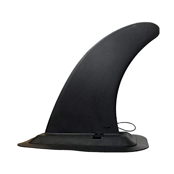 サーフィン フィン サーフグッズ マリンスポーツ サーフボード ロングボード DSHE Detachable Center Fin Black, Kayak Rudder Kit Skeg Tracking Fin Watershed Board for Inflatable Canoe, Stand Up Paddle SUP Boards, Surfboard|i-selection