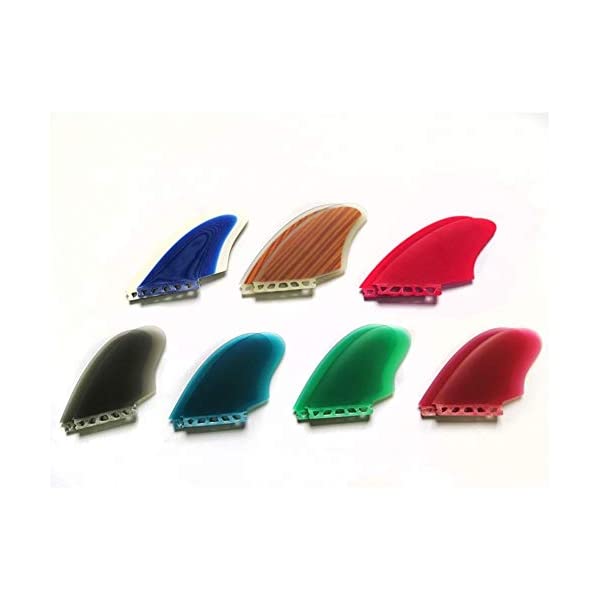 Yezin サーフィン フィン サーフグッズ マリンスポーツ サーフボード ロングボード Yezin Twin Fin Handmade Fiberglass Fins Surfboard Surf Future Fins For Surfing Color K2 Green Fmcholollan Org Mx