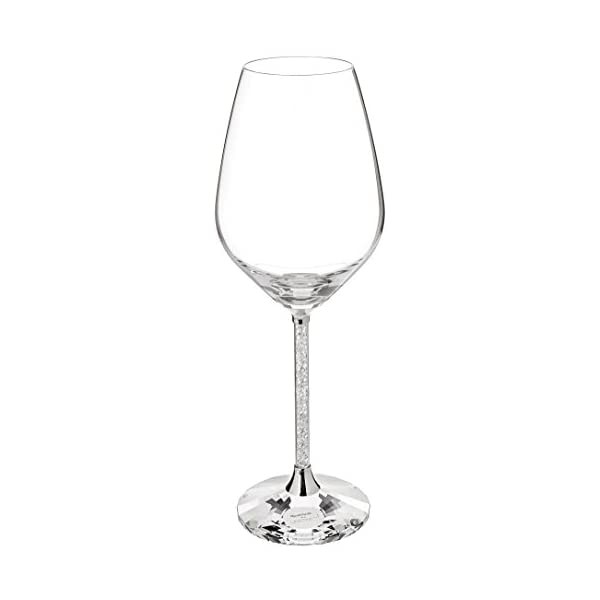 スワロフスキー 結晶 ブドウ酒水のみ 2個書き割り せつ然たる 図形 飾りつけ 室内装飾 差し上げ物 差し上げ物 Swarovski Crystalline Red Wine Glasses, Set of 2, Clear