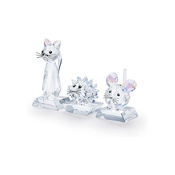 SWAROVSKI  猫 置物 スワロフスキー Swarovski 猫 置物 - メルカリ