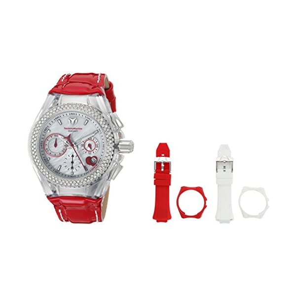 テクノマリーン 腕時計 ウォッチ 時計 レディース 女性用 Technomarine Women's 'Cruise' Quartz Stainless Steel and Leather Casual Watch|i-selection