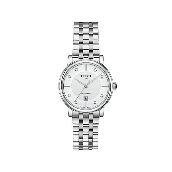 ティソ 腕時計 TISSOT T1222071103600 ウォッチ レディース 女性用 Tissot Carson Diamond Stainless Steel Ladies Watch T122.207.11.036.00｜i-selection