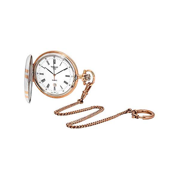 ティソ 懐中時計 TISSOT T862.410.29.013.00 メンズ 男性用 Tissot T-Pocket White Dial Men's Watch T862.410.29.013.00｜i-selection