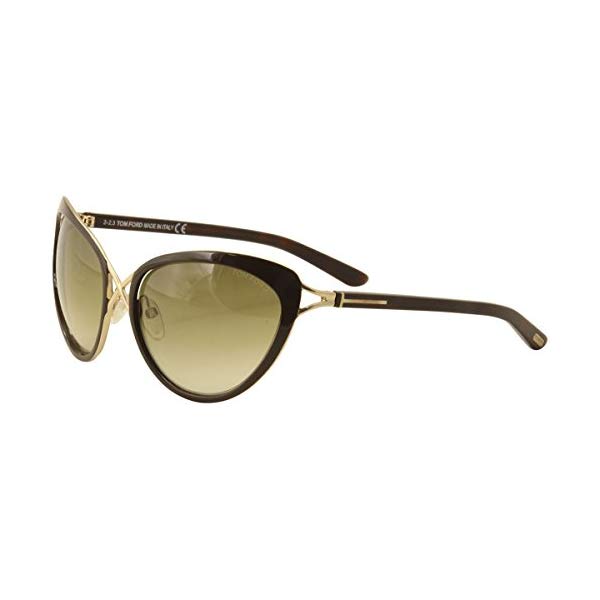 トムフォード サングラス TOM FORD FT0321 Tom Ford FT0321 Daria 28F - Shine Rose Gold/Gradient Brown Sunglasses｜i-selection