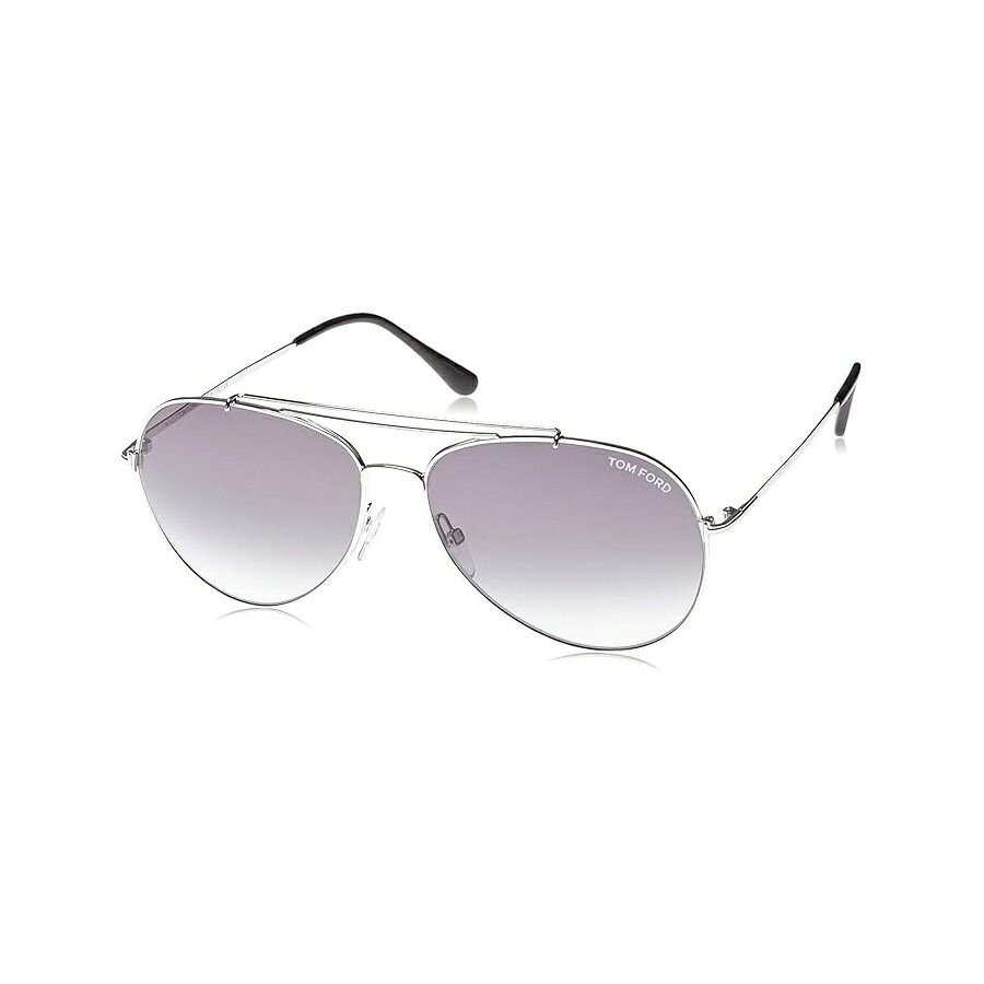 トムフォード アビエーター サングラス TF497 インディアナ 18B ロジウム/ブラック 60mm FT0497 Tom Ford Aviator Sunglasses TF497 Indiana 18B Rhodium/Black 60mm FT0497|i-selection