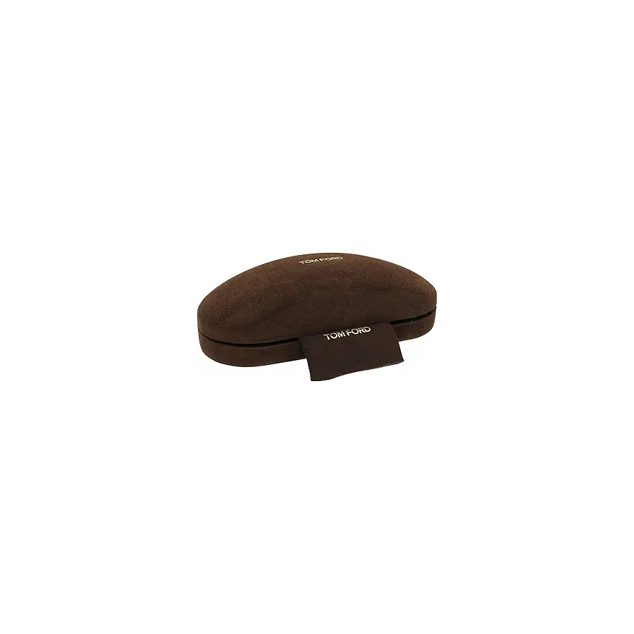トムジェラルド・r・フォード 並み並み 靉靆たる赤銅色 黒眼鏡 入れもの Tom Ford Medium Dark Brown Sunglass Case