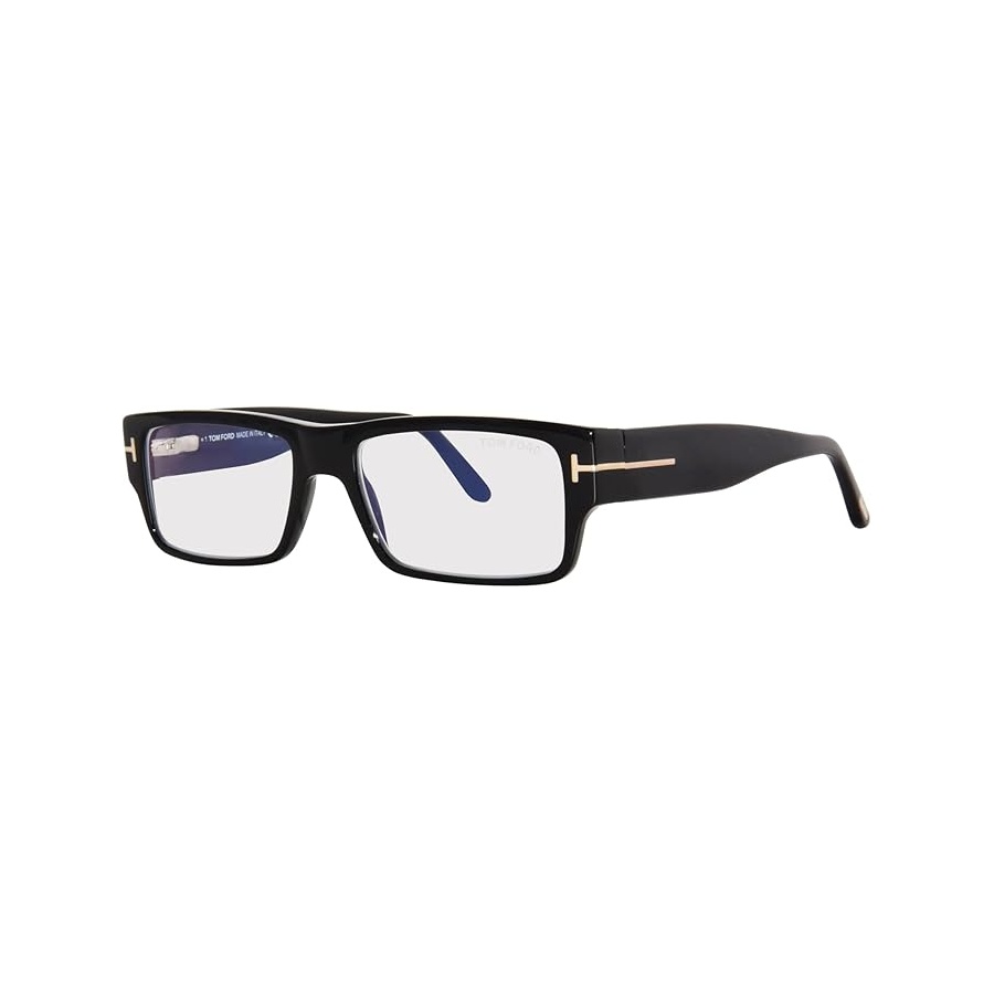 トムフォード FT 5835-B ブルーブロック シャイニーブラック 54/17/145 メンズ メガネフレーム Tom Ford FT 5835-B BLUE BLOCK Shiny Black 54/17/145 men Eyewear Frame｜i-selection