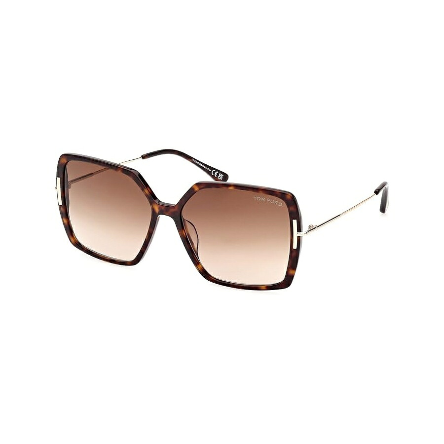 トムフォード JOANNA FT 1039 ダークハバナ/ブラウン シェード 59/15/140 レディース サングラス Tom Ford JOANNA FT 1039 Dark Havana/Brown Shaded 59/15/140 women Sunglasses｜i-selection