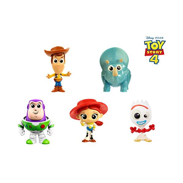 トイストーリー4 人形 フィギュア おもちゃ 5体セット ウッディ バズ フォーキー ジェシー Toy Story Disney Pixar 4 Minis 5 Pack Exclusive 半額