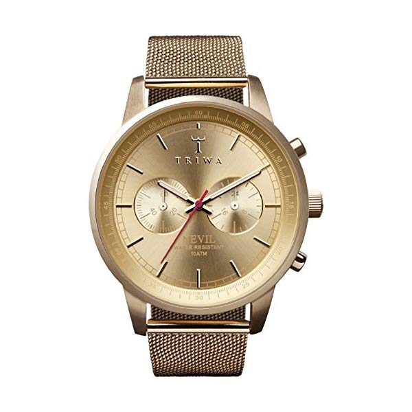 在庫あり 即出荷可 トリワ Triwa 腕時計 メンズ 男性用 Nest104 Me ウォッチ 北欧デザイン スウェーデン Triwa Nevil Goldtone Men S Chronograph Mesh Band Watch Nest104 Me 大量入荷 Universusmedia Com