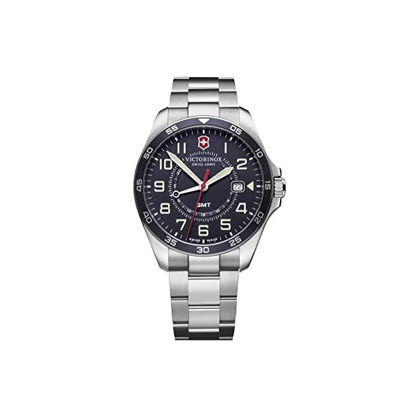 ビクトリノックス VICTORINOX 腕時計 ウォッチ スイス アーミー マルチツール Victorinox FieldForce GMT Blue dial, Silver SST Bracelet｜i-selection