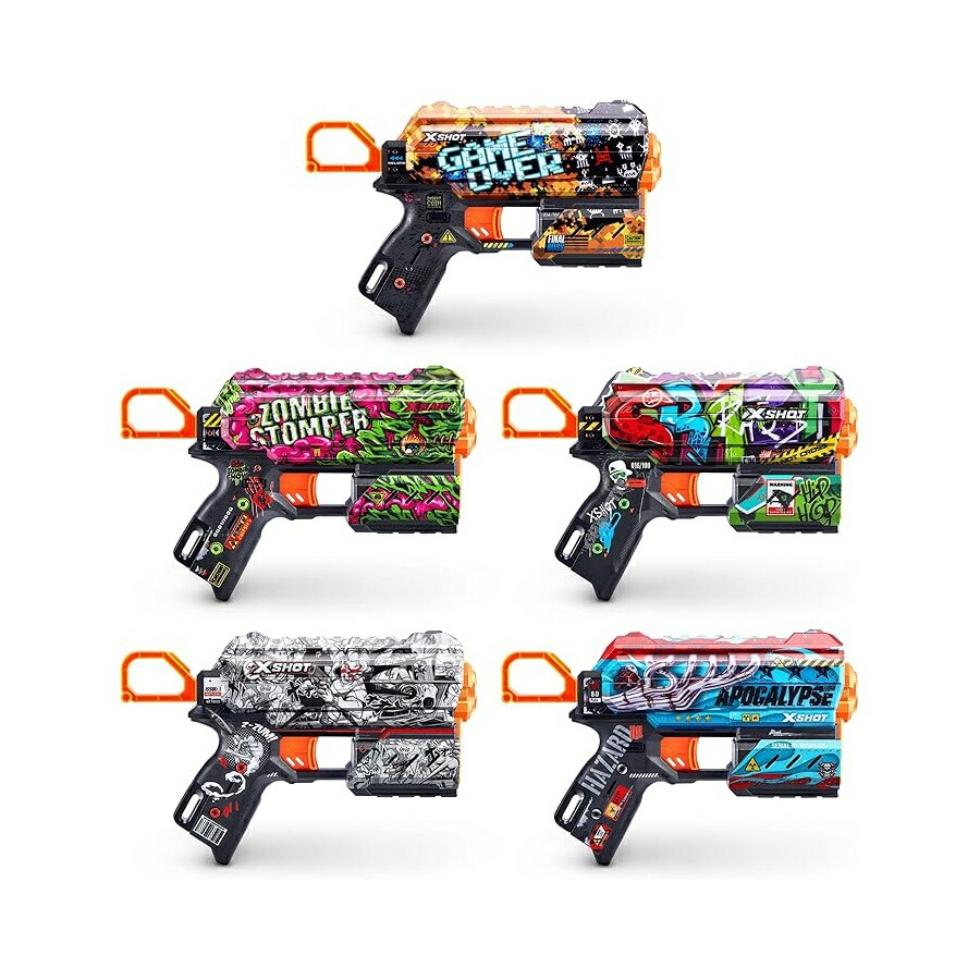 ZURU PIST XSHOT ひと肌 流束 8 フレシェット ZURU PIST XSHOT SKIN FLUX 8 FLECHET ファミリートイ・ゲーム-その他-おもちゃ