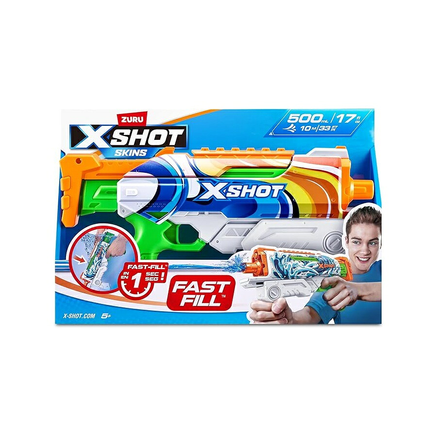 Zuru X-Shot ファ同盟罷業 フィル 人はだ ハイパーロード お水 ブラジャーはやりっ子 Zuru X-Shot Fast Fill Skins Hyperload Water Blaster