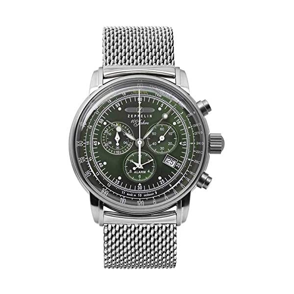 ツェッペリン 腕時計 ZEPPELIN 時計 ウォッチ Zeppelin | Series 100 Years | Chronograph Date | Steel Mesh | 8680M-4｜i-selection 55,138円