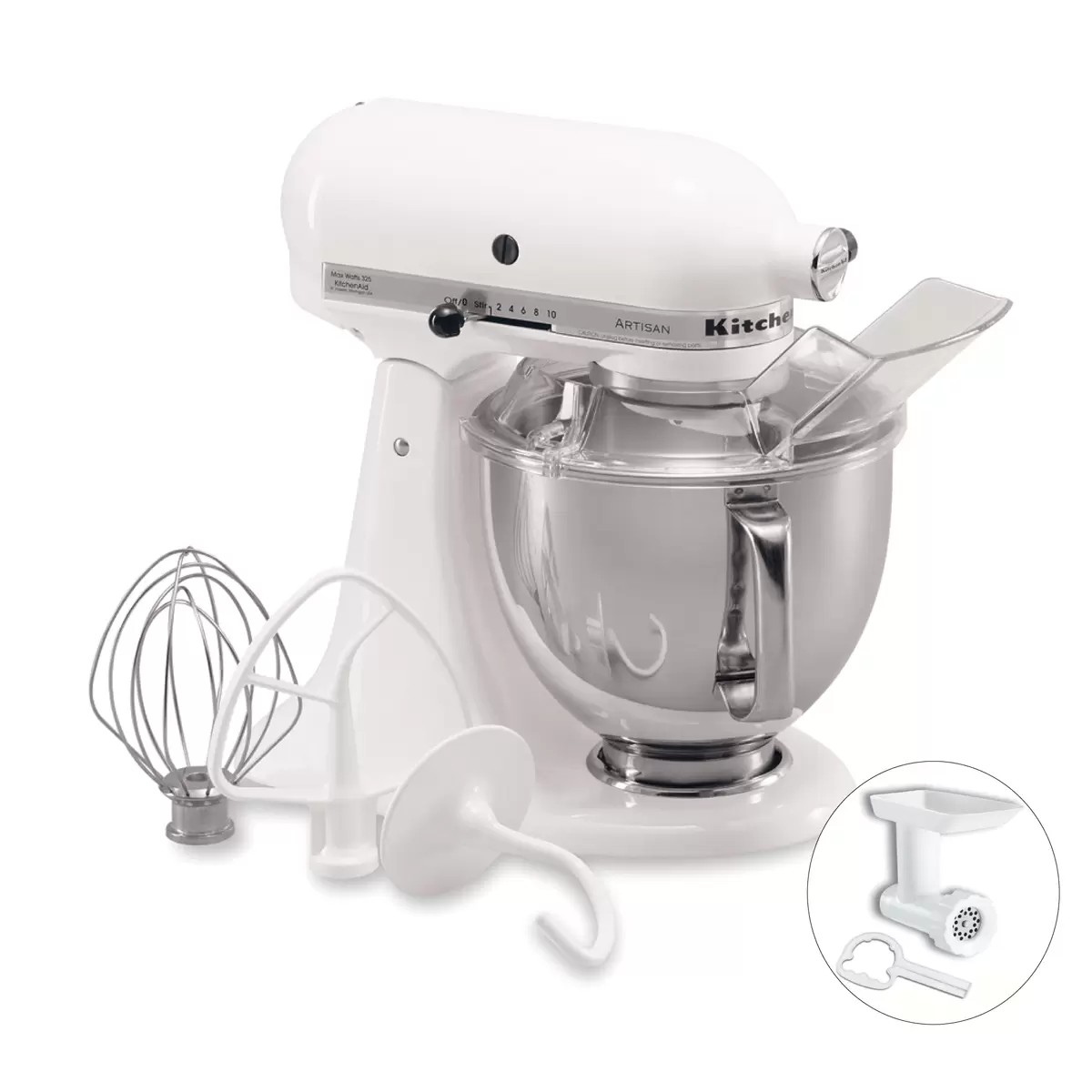 KitchenAid Artisan ホワイト ミキサー (米国購入品) KitchenAid Artisan ホワイト ミキサー (米国購入品)
